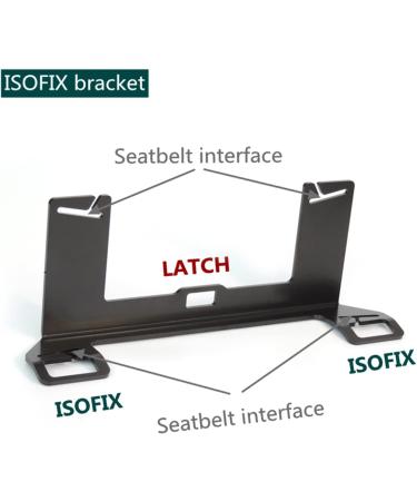 Geevorks Universal Car Child Seat ISOFIX Adapters - Replacement Restraint Anchor Mounting Kit - Buy Online on GoSupps.com