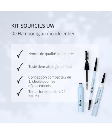 fleeky Brow Fix Pomade & Micropen 3-in-1 Eyebrow Kit Perfect Shape Fill & Define for Natural Wipe-Proof Results (Light Brown) - Buy Online on GoSupps.com