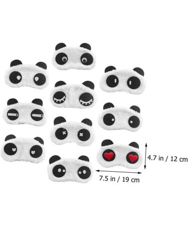 10 pi ces Masques de Sommeil Gar on Fille Panda Cache-oeil Doux et Confortable pour Gar on Fille Voyage Sieste Nuit - Buy Online on GoSupps.com