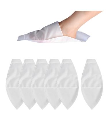6 pieces of compression stocking aid sacks tools for putting on socks aid tool for putting on stockings with open toes suitable for sock covers and socks with open toes (white)