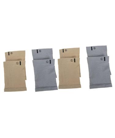 FOMIYES 4 Pairs Arch Support Foot Arch Supports Arch Support Socks Foot Brace Sleeves Height Increase Insoles Arch Brace Support Arch Cushion Pads Nylon Sole of Foot