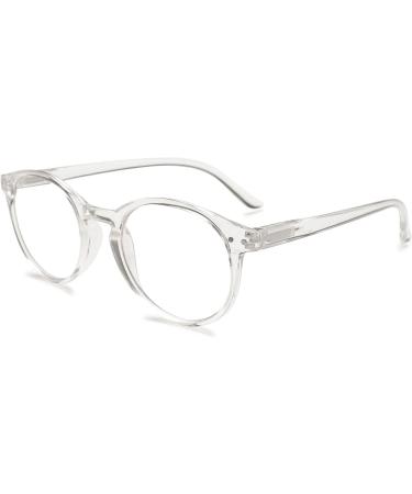 Koosufa Anti Blue Light Reading Glasses | Spring Hinge | Round Visual Aid for Men & Women | Anti-Fatigue | Multiple Magnifications Available - Buy Online on GoSupps.com