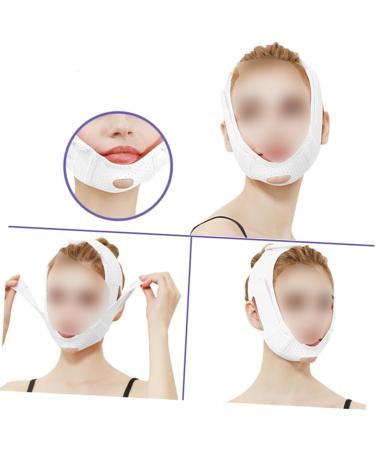 Didiseaon Lifing Double Chin Bandage Chin Lift Shaping Belt Strap Maskes Lifting Band Facial Intense Lifting Belt Reusable Pads Sleep Tape - Buy Online on GoSupps.com
