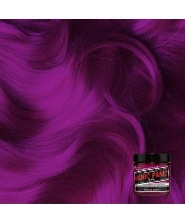 MANIC PANIC Fuschia Shock Dark Pink Hair Dye - Vegan Semi Permanent Fuchsia Hair Color (4oz) - Buy Online on GoSupps.com