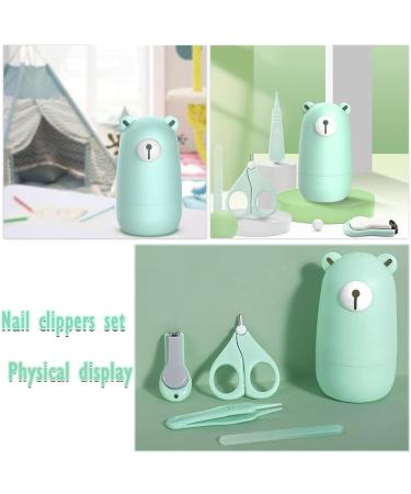 Hinkyoung 4-in-1 Baby Nail Care Set - Nail Clippers, Scissor, File, Tweezers for Newborn, Infant, Toddler - Buy Online on GoSupps.com