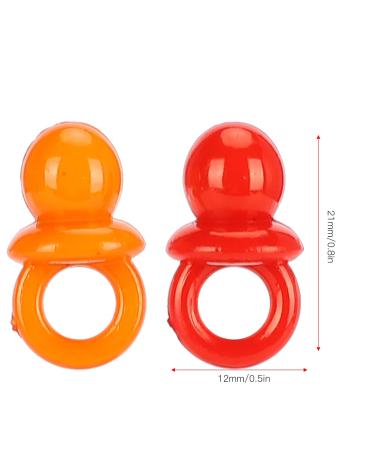 Qukaim Color Acrylic Pacifiers - 100pcs Baby Baptism Mini Toys & Party Decoration for International Shipping - Buy Online on GoSupps.com