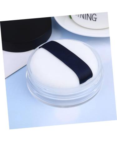 BIUDECO 2pcs Loose Powder Box with Compartment Powder Puff Holder Loose Powder Case Empty Powder Case Black - Buy Online on GoSupps.com