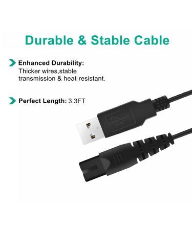 Buy Nicwell Water Flosser Charger - USB Charging Cable for Fairywill Aquasonic Nicefeel & More - Fast International Shipping - Buy Online on GoSupps.com