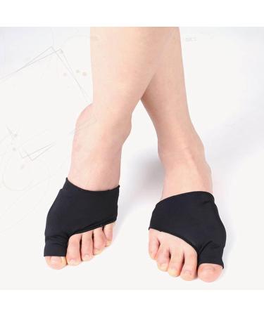 Bunion Corrector Sleeve - Stretchy Hallux Valgus Support & Big Toe Separator Sock (Size 35-39 Black) for Bunion Relief - Buy Online on GoSupps.com