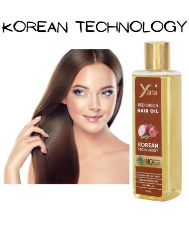 Yana Red Onion Hair Oil for Hair Fall Control | Korean Technology | Buy Internationally - Buy Online on GoSupps.com
