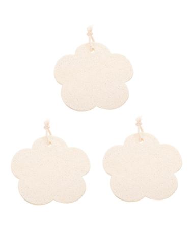 Balacoo 3pcs Flower Shaped Cotton Loofah Back Loofah for Shower Men Body Scrubber Cartoon Shower Loofahs Bath Tub Scrubber Flower Brush Ball Cute Shower Sponge Sponges Bath Towel Pattern 13x13cm