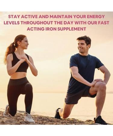 Iron + Vitamin C + Folic Acid Supplement | Fast Acting Pack of 100 Tablets - Buy Online on GoSupps.com