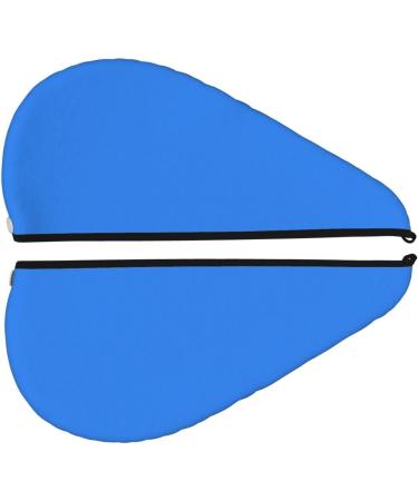 Dodgerblue Microfiber Hair Towel for Women - Super Absorbent Quick Dry Coral Velvet Wrap for Long Curly & Thick Hair - Buy Online on GoSupps.com