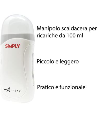 ANYSKIN Epilation Kit - Roller Wax Warmer 3 Roller Refillers After Wax & 100 Strips for Smooth Skin - International Shipping - Buy Online on GoSupps.com