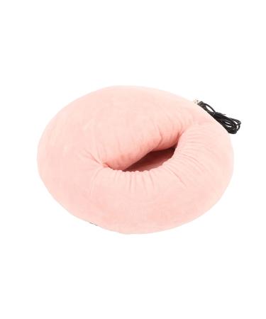 Electrical foot warmers foot warmer at home soft washable USB-heated foot warmer compatible for gifts from parents relatives friends and colleagues (Hell-Pink)
