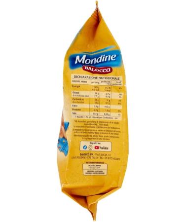  Balocco Set of 3 Balocco Mondine Biscuits with rice flour and fresh Italian milk biscuits 350g - Buy Online on GoSupps.com