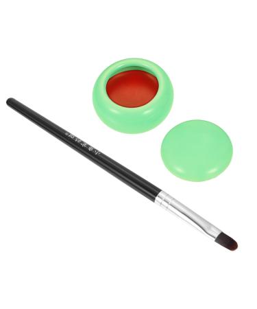 IWOWHERO Red Blush Eyeshadow Blusher Natural Blusher Multifunctional Blush Vintage Blush Healthy Blush Creative Blusher Compact Blush