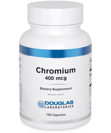 Douglas Laboratories Chromium 400 mcg | Trace Mineral Supports Healthy Metabolism | 100 Capsules Standard Packaging