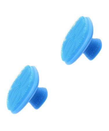 FRCOLOR 2 x Cleaning Brush Makeup Removal Bath Sets Silicone Face Cleanser Silicone Face Massage Brush Cheek Silica Gel Water Drops