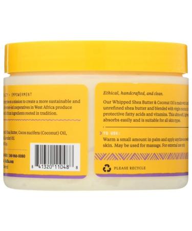 Alaffia Wild Lavender Whipped Shea Butter & Coconut Oil 4oz - Nourishing Body Moisturizer - Buy Online on GoSupps.com