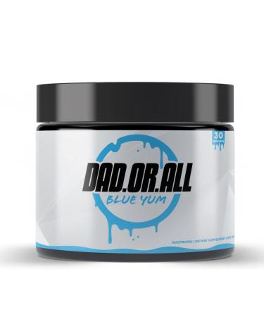 DADORALL Nootropic Powder for Energy and Focus | No Sugar Focus Energy Drink Mix with Nootropic Supplements 200mg Caffeine for Adults 5g Per Scoop 5.29 Ounces (Blue Yum 30 Servings Pack of 1)