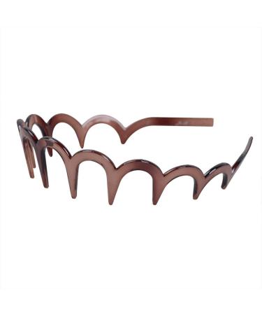 3 Pcs Resin Sharks Tooth Comb Hairbands - Hair Accessories for Women and Men - 3 Colors - Buy Online on GoSupps.com