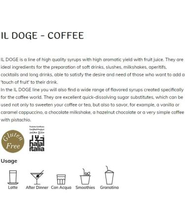 BARMAN IL DOGE Coffee Syrup 70cl - Buy Online on GoSupps.com