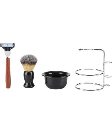 Garosa 4-in-1 Stainless Steel Shaving Kit | Professional Wet Shaving Set for Men | Beard Razor Brush & Bowl Included - Buy Online on GoSupps.com
