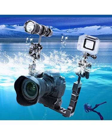 4 Pcs Aluminum Ball Clamp Mount for Diving Light Arms Tray System - Black - Buy Online on GoSupps.com