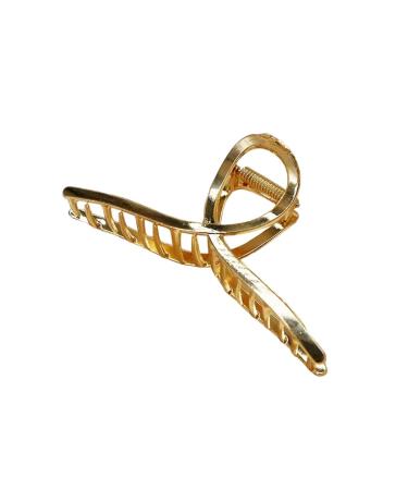 New 2025 Women's Elegant Gold Metal Geometric Hair Clips Fashion Vintage Bathing Grip Claw Clips Barrette Hair Styling Tool Ponytail Clip Jewelry Fashion Accessories Creative Gift