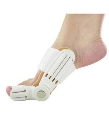 VIEEL1 Pair Bunion Device Hallux Valgus Orthopedic Braces Toe Correction Foot Care Corrector Thumb Big Bone Orthotics Toe Separators Toe Straightener (White)