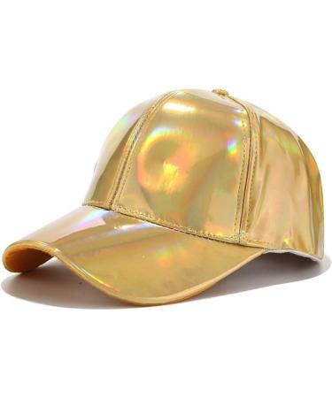 Adjustable Holographic Rainbow Baseball Cap for Men & Women - Perfect for Running Workouts & Outdoor Activities - Buy Online on GoSupps.com