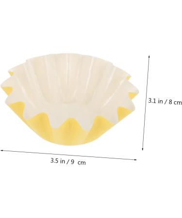 Buy Homsfou 50 PC Wax Paper Cups | Home Wax Warmers & Fragrance Accessories | Eco-Friendly Candle Inserts - 9x9x8 cm - Buy Online on GoSupps.com