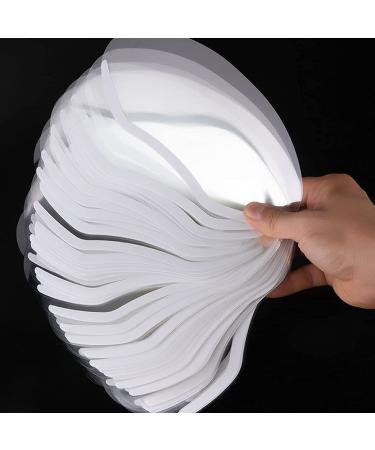 DUTWROY Disposable Face Eye Shield Visors 50 PCS Transparent Microblading Permanent Makeup Shower Shields for Hairspray Salon Supplies and Eyelash Extensions Eye Eyelid Surgery Aftercare