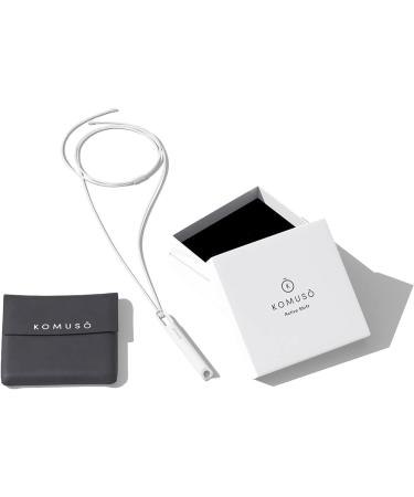 Komuso Active Shift Breathing Tool - Durable Necklace for Active Lifestyles - Calming Pendant for Meditation, Anxiety, and Stress Relief - Expert-Designed - Bright White - Buy Online on GoSupps.com