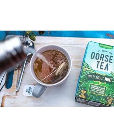 Dorset Tea Wild About Mint Tea Bags - 80 Caffeine-Free Peppermint Tea Bags - Buy Online on GoSupps.com