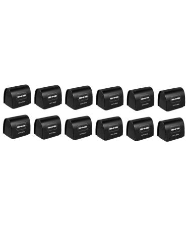 FRCOLOR 12 STK Blade Storage Box Razor Razor Bank Blade Safe Storage Bank Container For Blade Donation Fall Iron Storage Counter Man Double Blade Blackx3st 6.5x4.5x6cmx3PCs