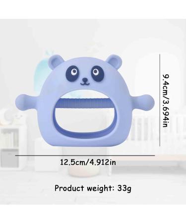 Jyfanse Bite Ring & Calming Pacifier - Silicone Bear Biting Glove for Soothing Teething Toddlers with Crinkle Sound - Buy Online on GoSupps.com