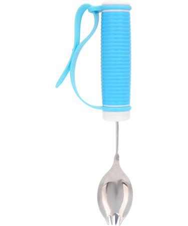 Eating Aid Spoon Portable Adaptive Aid Fork Non Slip 2 in 1 Spoon for People with Hand Cramps Deformed Fingers Trembling Fingers The Elderly - Buy Online on GoSupps.com