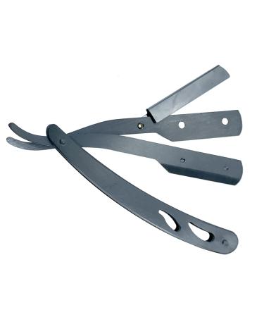 Buy Sicastar Stainless Steel Folding Straight Razor - Single Edge Replaceable Blades - Perfect for All Double Edge Blades - International Shipping - Buy Online on GoSupps.com