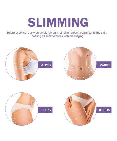 Hot Cream 2 Pack Slimming Fat Burning Cream for Belly Waist & Buttocks Burning Cellulite Enhance Sweating for Thighs Legs Abdomen Arm & Buttock Moisturizing Firming and Tightening Goodbye Cellulite - Buy Online on GoSupps.com