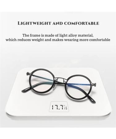 ZUKKY Retro Progressive Multifocus Reading Glasses - Round Black/Tortoiseshell Blue Light Blocking Readers for Men & Women AM30 - Shop Internationally! - Buy Online on GoSupps.com