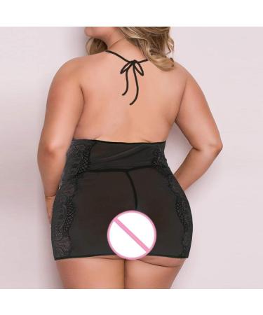 Elegant Women's Stockings with Wide Straps - 5XL Black Microfiber - Seductive Interior Set - Buy Online on GoSupps.com