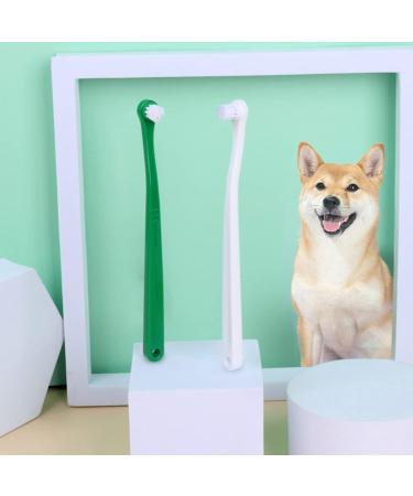 Mipcase 12 Pcs Pet Toothbrush Portable Toothbrush Cat Toothpaste Dog Small Head Toothbrush Bristles Manual - Buy Online on GoSupps.com