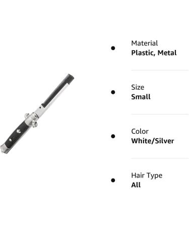 9 Inch Stainless Steel Switch-Blade Folding Pocket Comb - Premium Quality (1-Unit) - Buy Online on GoSupps.com