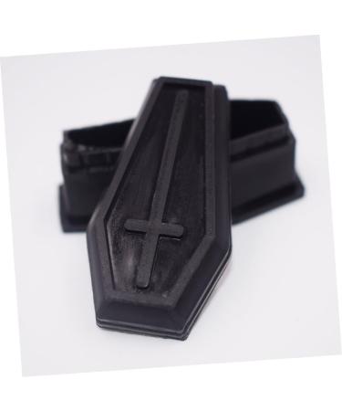 Ciieeo 30 Pcs Coffin Model Graveyard Prop Halloween Coffin Statue Coffin Shaped Boxes Candy Bowls Decorative Haunted House Prop Toys Ornament Prank Props With Cover Plastic Fake 5.5X3.7X2.3CMx3pcs Blackx3pcs - Buy Online on GoSupps.com