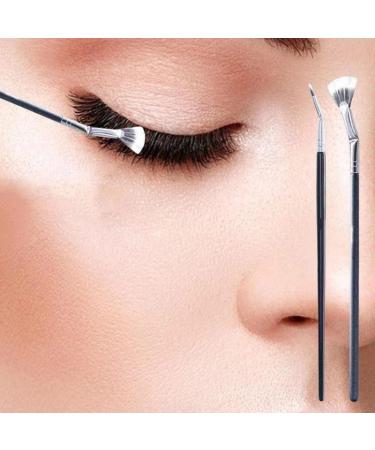 Dolly Mascara Fan Brush Set for Lashes and Eyebrows - 4PCS Makeup Tools - Buy Online on GoSupps.com