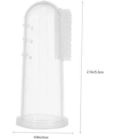 Plafope 3-Pack Silicone Milk Toothbrush Set for Infants - Gentle Finger Brushes for Baby Oral Care - Buy Online on GoSupps.com