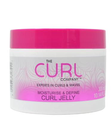 The Curl Company Moisturise & Define Curl Jelly (300 ml) - Experts in Curls & Waves Cruelty Free Vegan Friendly Natural Extracts Colour Kind