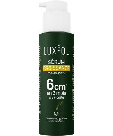 LUXEOL - Hair Growth Serum - 6cm Growth in 3 Months* - Longer Hair Faster - Clinically Proven - Natural Origin Formula - Castor Oil Amla & Ginseng(3) - 100ml